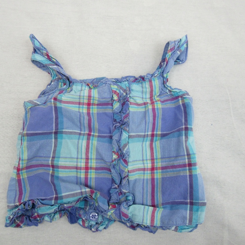 👶George toddler girls plaid tank top** 3/$10